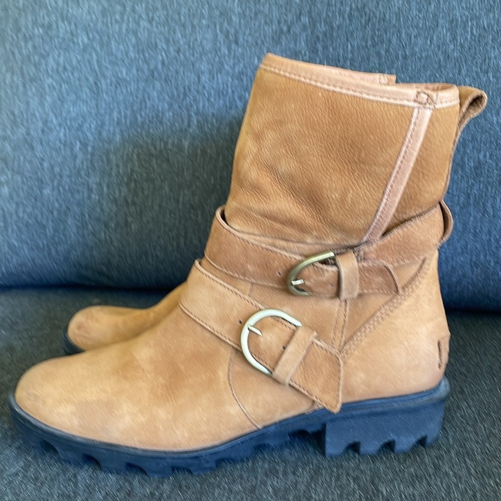 SOREL waterproof real microsuede / shearling boots US 10 - Picture 3 of 12
